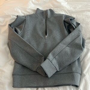 Addison Bay quarter zip, Gray, Size M